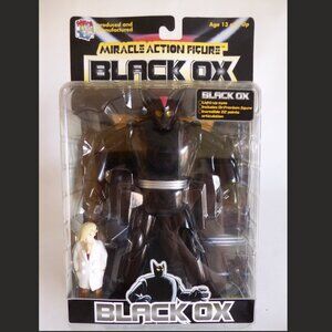 NEW 1999 MEDICOM 8” BLACK OX T-28 GIGANTOR MIRACLE ACTION FIGURE FULL COLOR